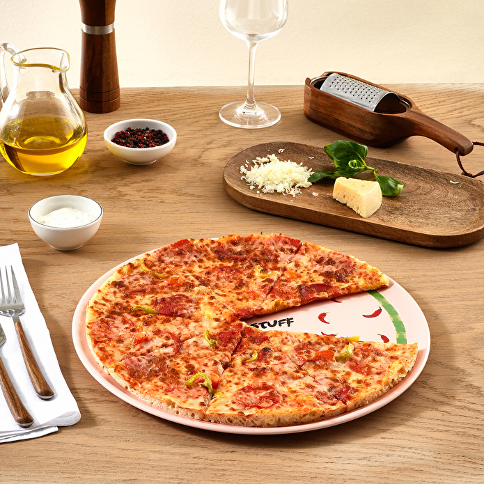Karaca Hot Stuff Pizza Tabağı Pembe 30 cm