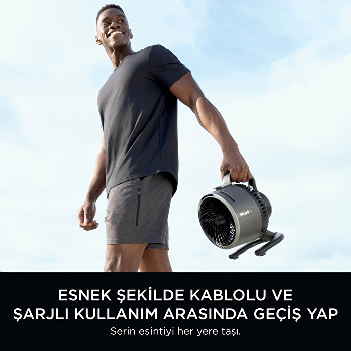 Shark Flexbreeze HydroGo Serinletici Buharlı Fan - Siyah