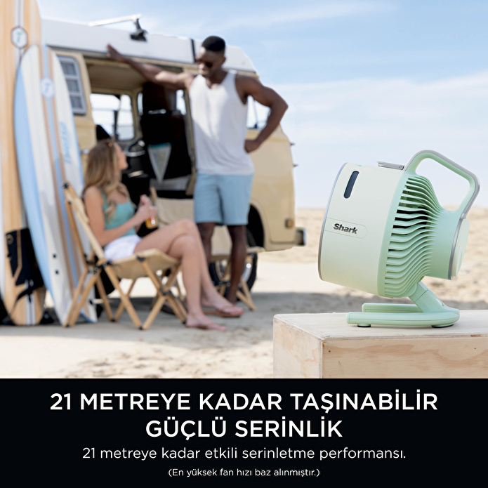 Shark Flexbreeze HydroGo Serinletici Buharlı Fan - Yeşil