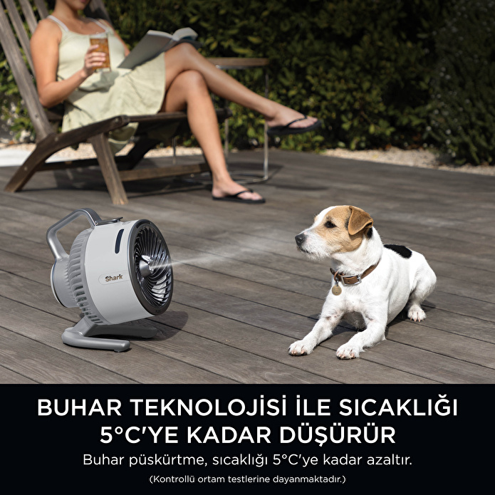 Shark Flexbreeze HydroGo Serinletici Buharlı Fan - Bej