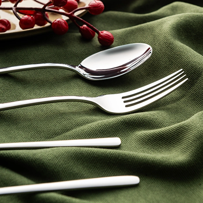 Emsan Alfa 30 Parça 6 Kişilik Çatal Kaşık Takımı