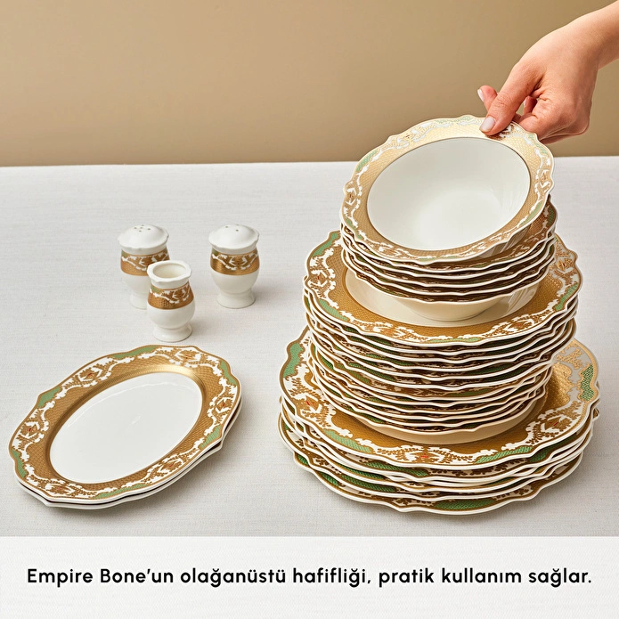 Emsan Empire Bone Zerda 29 Parça 6 Kişilik Yemek Takımı
