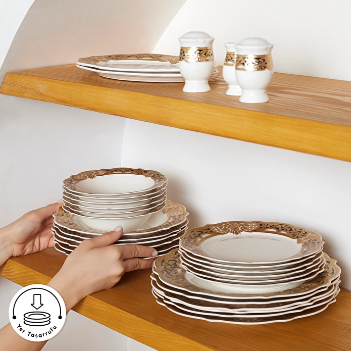 Emsan Empire Bone Barok 29 Parça 6 Kişilik Yemek Takımı