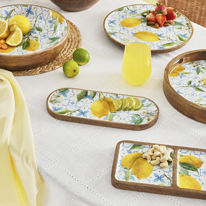 Karaca Home Mango Lemon Servislik 30x11x1,50 cm