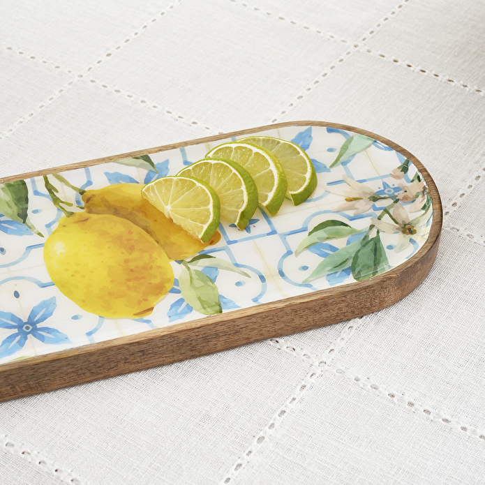 Karaca Home Mango Lemon Servislik 30x11x1,50 cm