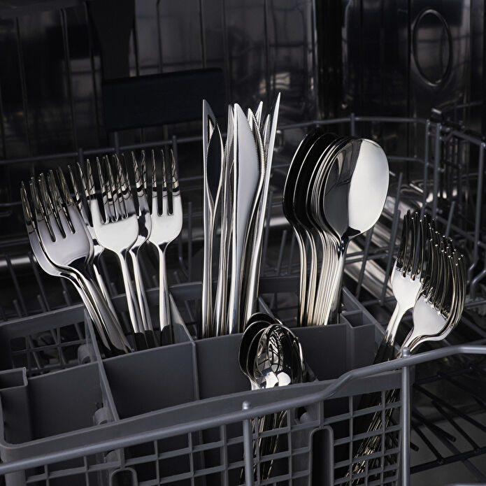 Karaca Sintra 40 Parça 8 Kişilik Çatal Kaşık Bıçak Takımı Platin