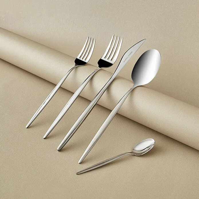 Karaca Sintra 40 Parça 8 Kişilik Çatal Kaşık Bıçak Takımı Platin