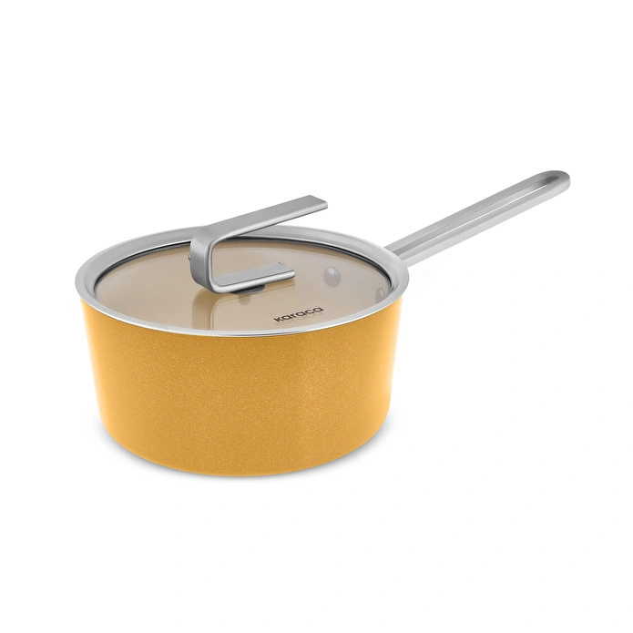 Karaca x Refika Swiss Crystal 9 Parça Tencere Seti Mustard Yellow