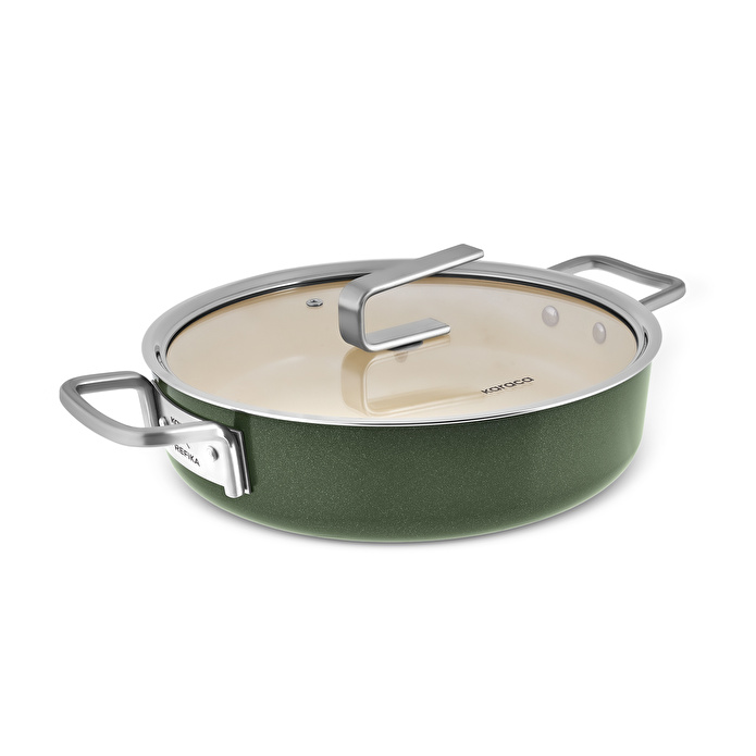 Karaca x Refika Swiss Crystal 9 Parça Tencere Seti Emerald Green