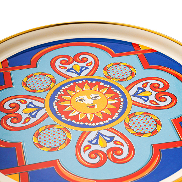 Emsan Solemar Emaye Pasta Tabağı 21 cm