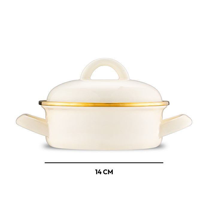 Emsan Retro Emaye Midi Set 14 cm