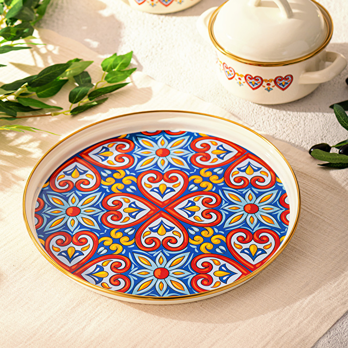 Emsan Solemar Emaye Tepsi 31 cm