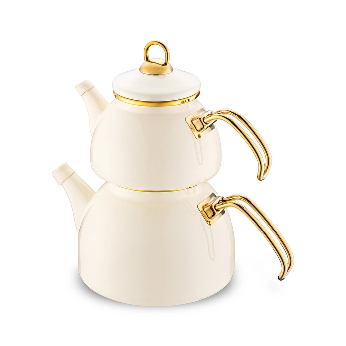 Emsan Retro Emaye Çaydanlık Takımı 1.1 lt - 2.3 lt