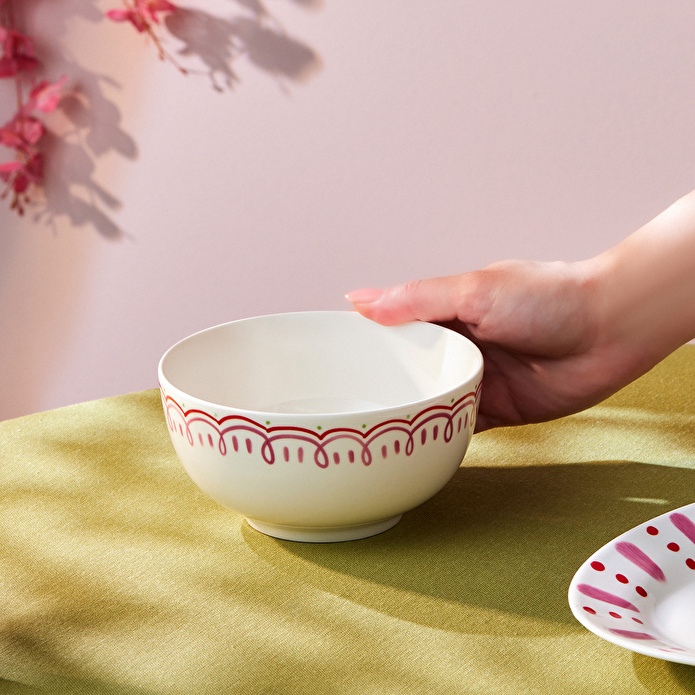 Karaca Cherry Time Noodle Kase 14 cm