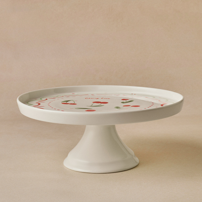 Karaca Cherry Time Kek Standı 25 cm