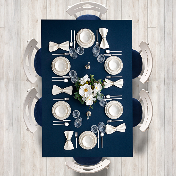 Emsan Alfa Porselen 18 Parça 6 Kişilik Yemek Takımı Beyaz