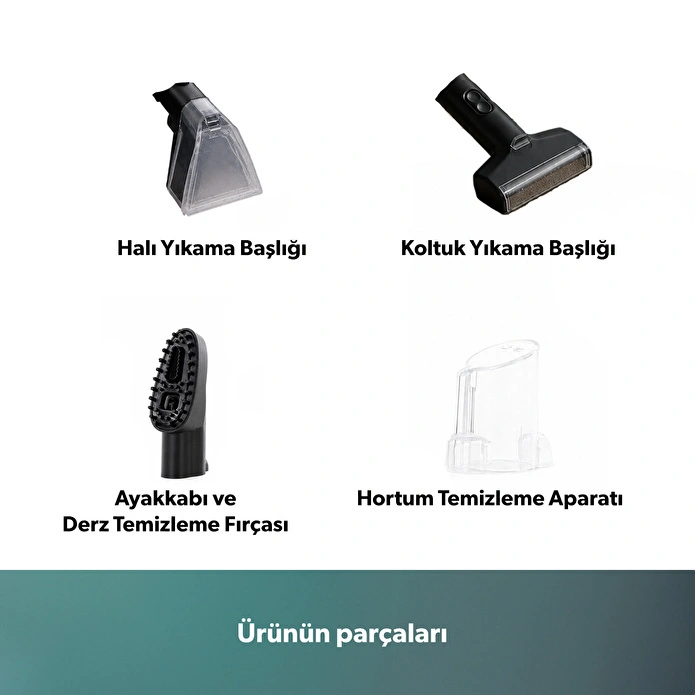 Homend Stain-X 1258H Taşınabilir Halı, Koltuk Yıkama ve Leke Çıkarma Makinesi