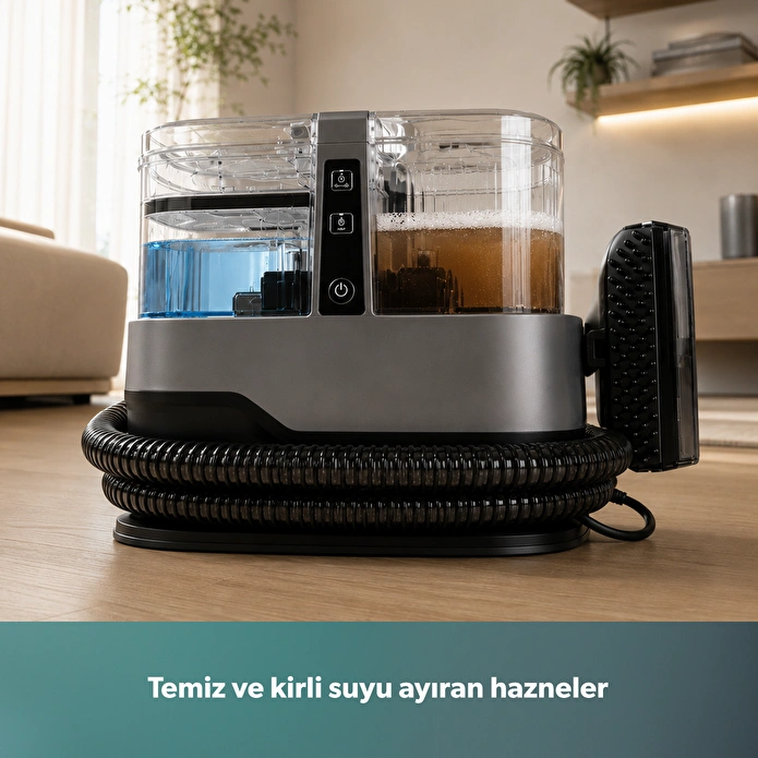 Homend Stain-X 1258H Taşınabilir Halı, Koltuk Yıkama ve Leke Çıkarma Makinesi