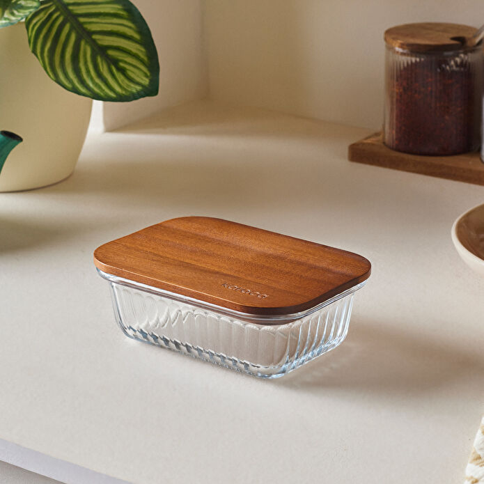 Karaca Massi Acacia 4 Parça Saklama Kabı Seti