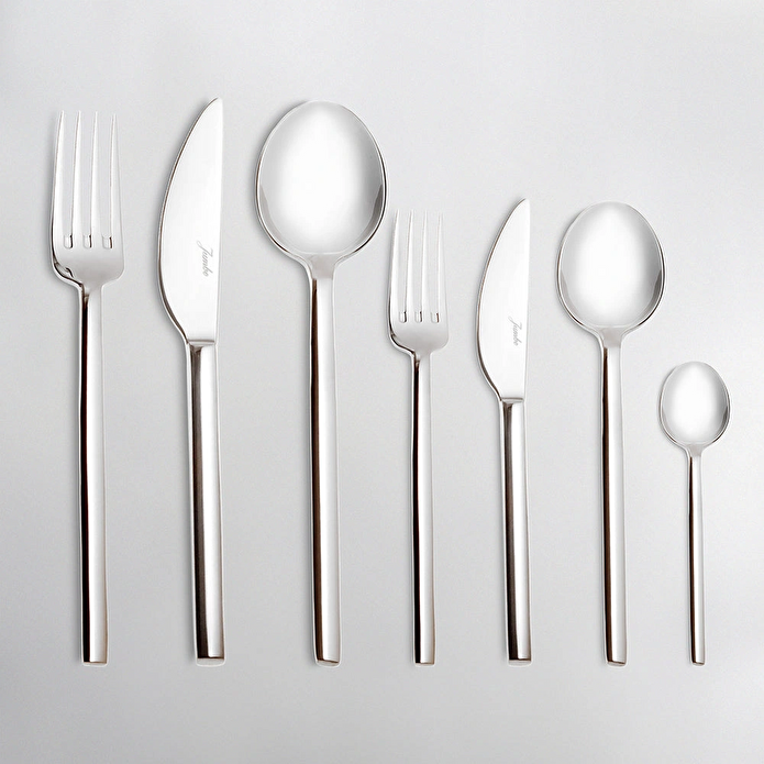 Jumbo 8110 84 Parça 12 Kişilik Çatal Kaşık Bıçak Takımı Çelik