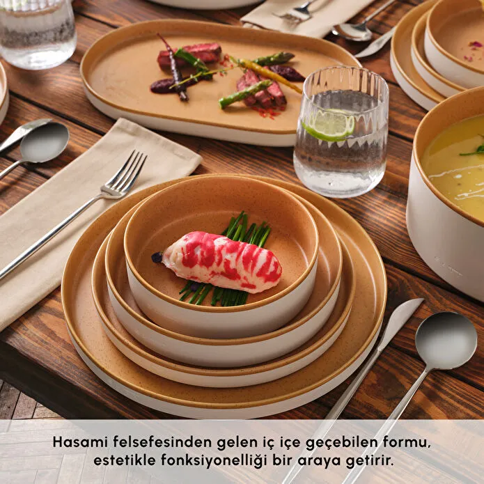 Karaca x Fatih Tutak Earth Collection 57 Parça 12 Kişilik Yemek Takımı