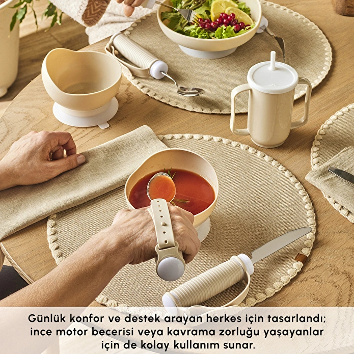 Karaca For All Kolay Kullanımlı Çatal Kaşık Bıçak