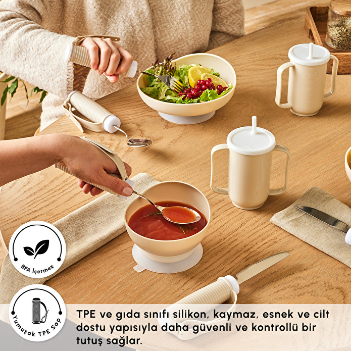 Karaca For All Kolay Kullanımlı Çatal Kaşık Bıçak