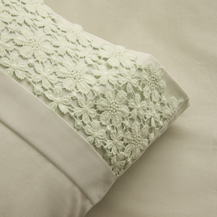 Karaca Home Rosal Brodeli Çift Kişilik Nevresim Takımı Adaçayı