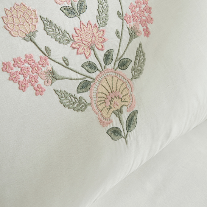 Karaca Home Raveni Düet Nevresim Yatak Örtüsü Seti