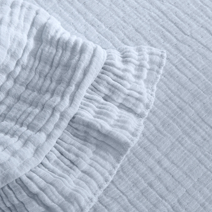 Karaca Home Blue Muse %100 Pamuk Nish Set Çift Kişilik Pike Takımı Mavi