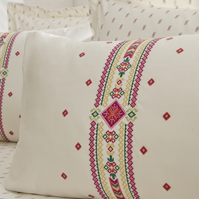 Karaca Home Elvra %100 Pamuk Nish Set Çift Kişilik Pike Takımı Multicolour
