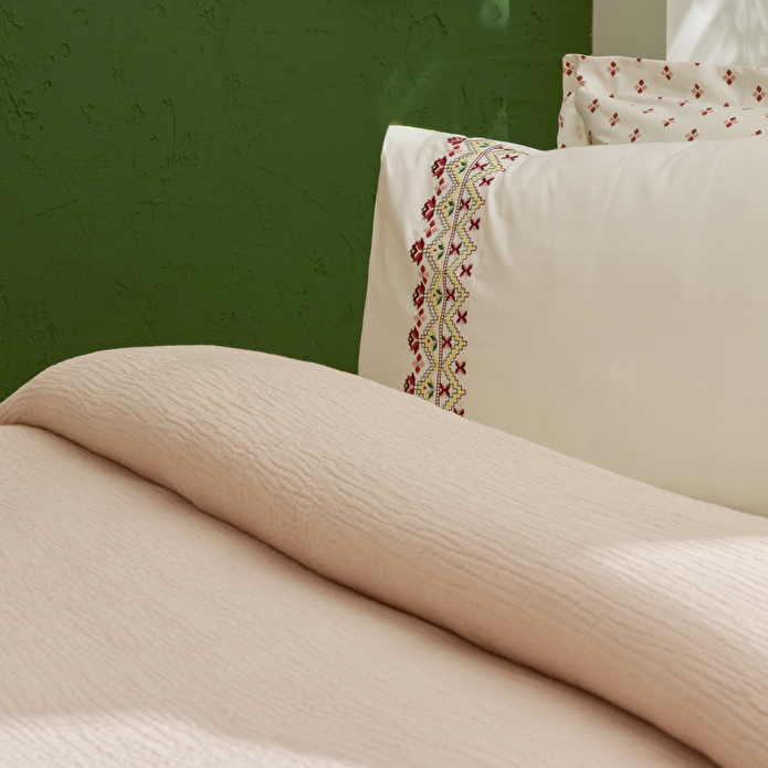 Karaca Home Vion %100 Pamuk Nish Set Çift Kişilik Pike Takımı Multicolour