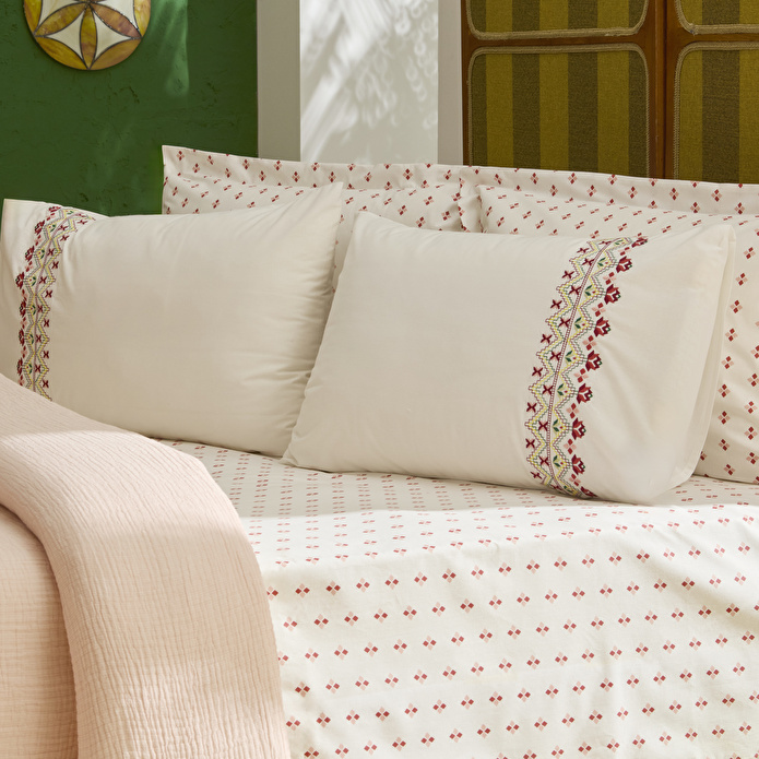 Karaca Home Vion %100 Pamuk Nish Set Çift Kişilik Pike Takımı Multicolour