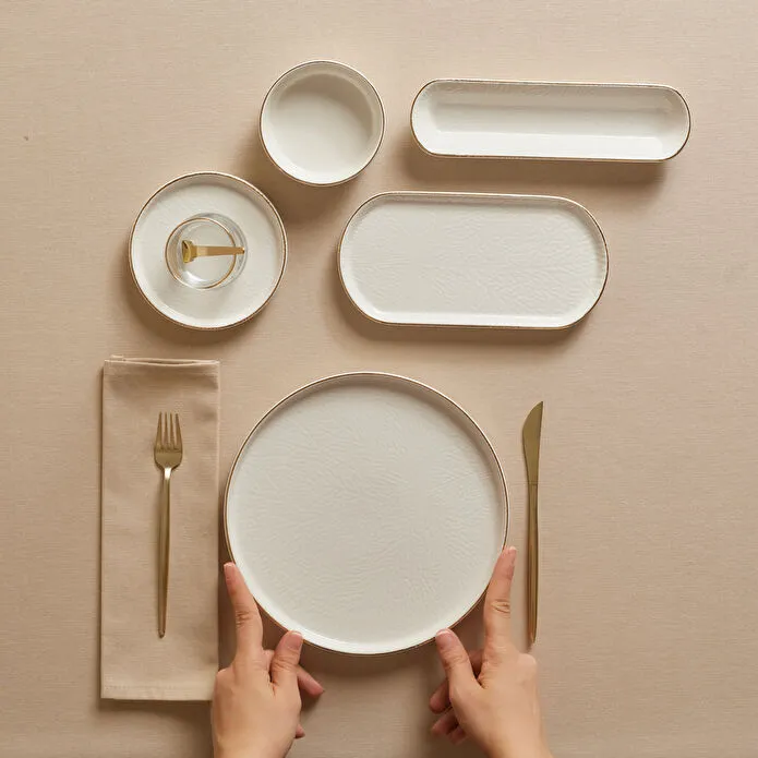 Emsan Komo 32 Parça 6 Kişilik Kahvaltı Takımı Gold