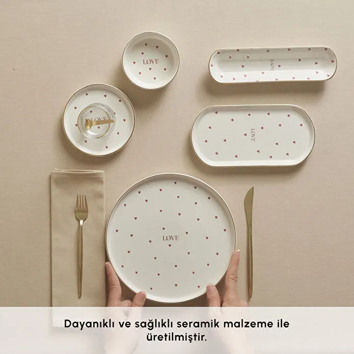 Emsan Lovin 32 Parça 6 Kişilik Kahvaltı Takımı Gold