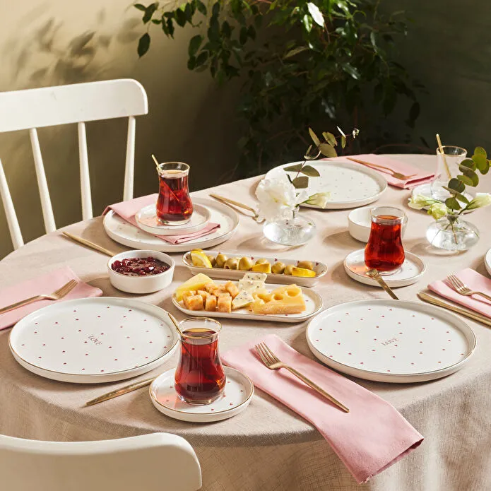 Emsan Lovin 32 Parça 6 Kişilik Kahvaltı Takımı Gold