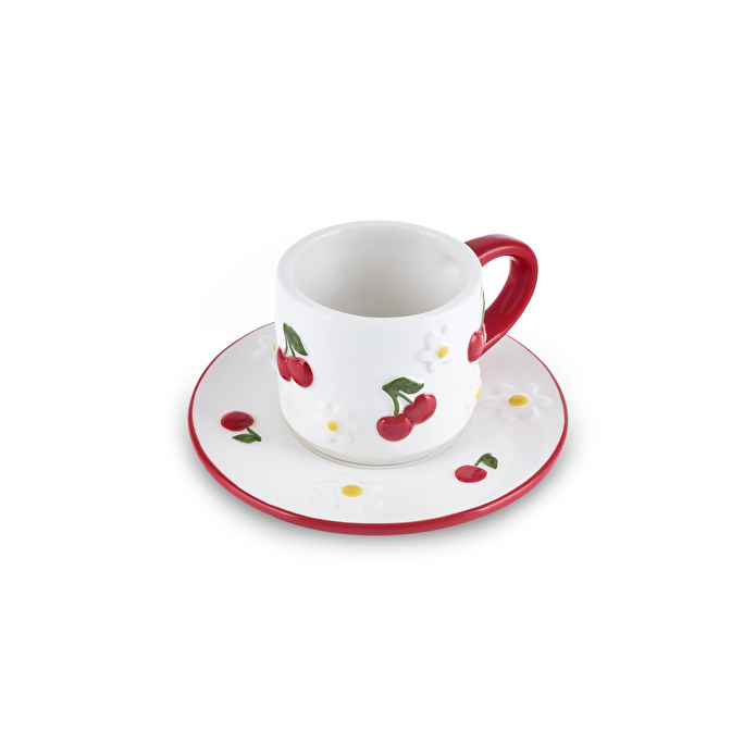 Karaca Cherrybloom 2 Kişilik Kahve Fincan Takımı 100 ml