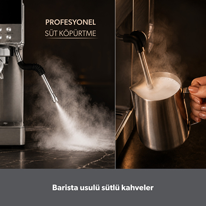 Homend Latteprimo 5017H Çekirdek Öğütücülü Espresso Makinesi
