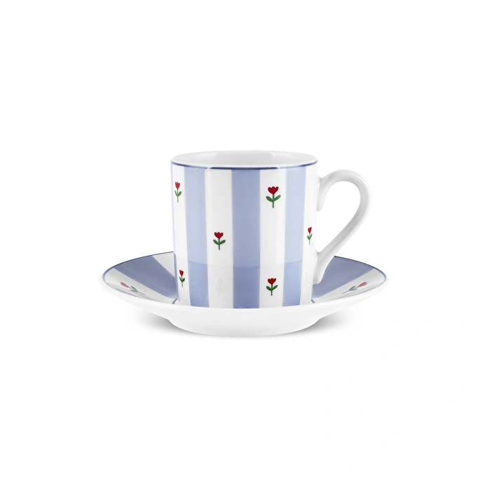 Karaca Flowerful 6 Kişilik Kahve Fincan Takımı 80 ml
