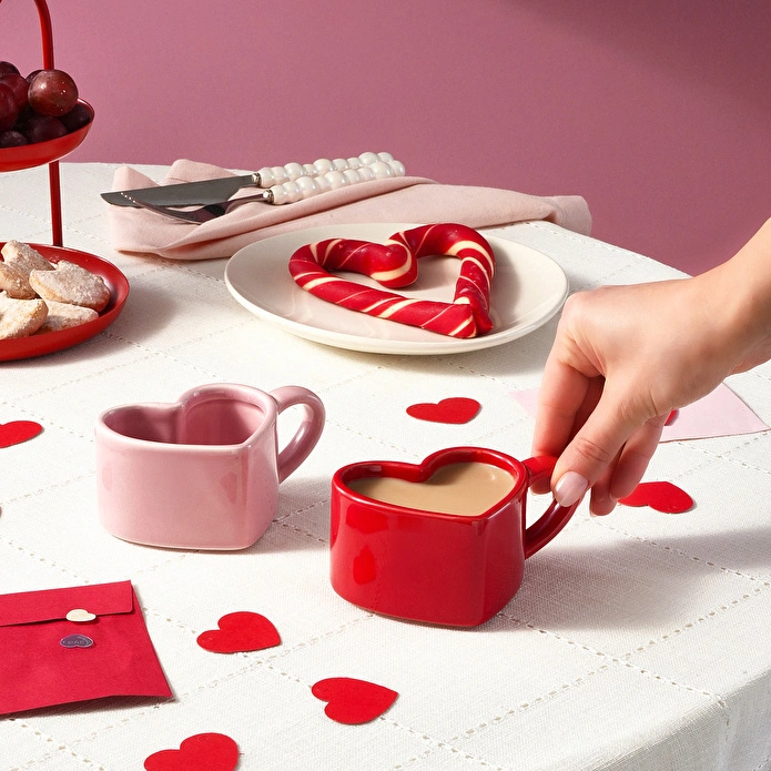 Karaca Love You 2 Kişilik Çay Fincan Takımı 160 ml