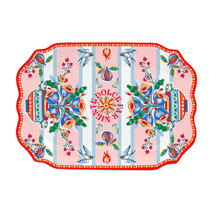 Baci Milano Dolce Far Niente Oval Servis / Tepsi 35 x 55 cm