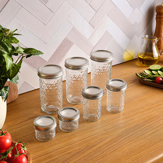 Karaca x Refika Baklava Desen Boyunsuz Kavanoz 7'li Set