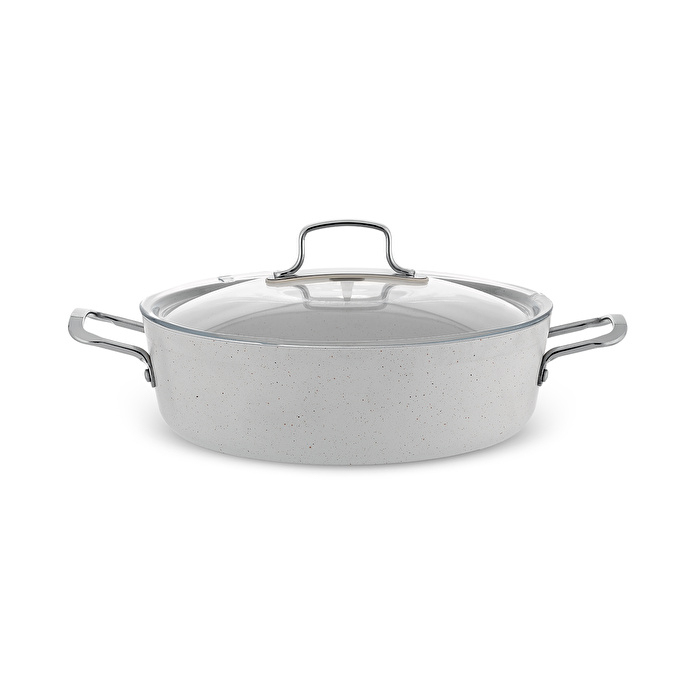 Emsan Biogranit White Stone 3 Parça Tencere Seti