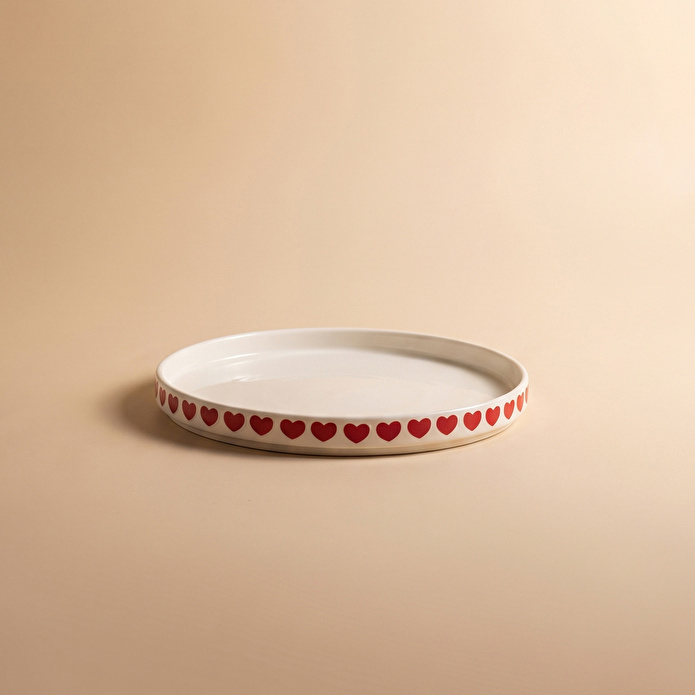 Karaca Sweetheart Pasta Tabağı Beyaz 21,5 cm
