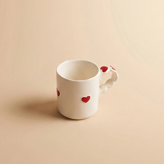 Karaca Sweetheart Beyaz Kupa 480 ml