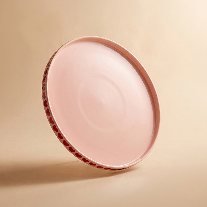 Karaca Sweetheart Servis Tabağı Pembe 27 cm