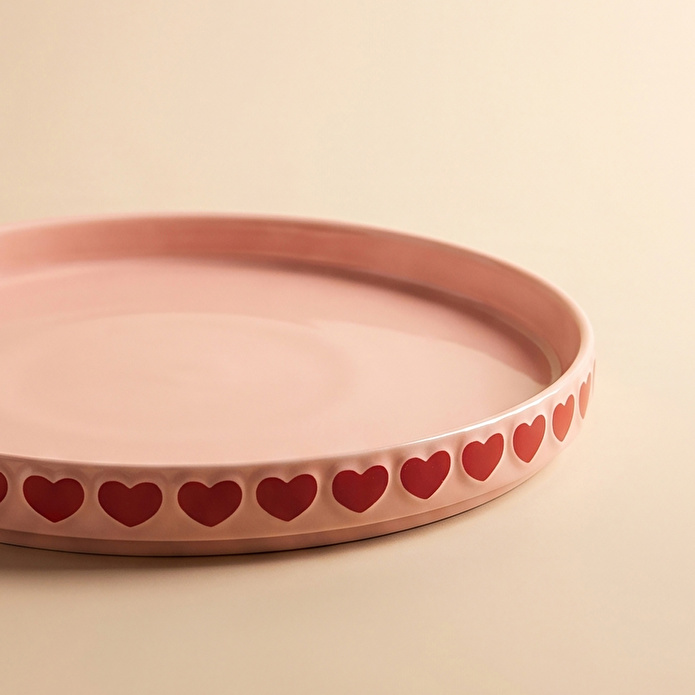 Karaca Sweetheart Pasta Tabağı Pembe 21,5 cm