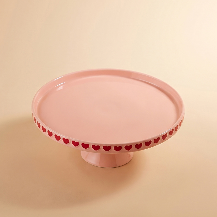 Karaca Sweetheart Kek Standı Pembe 27 cm