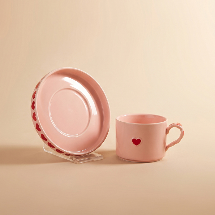 Karaca Sweetheart Çay Fincan Takımı Pembe 195 ml