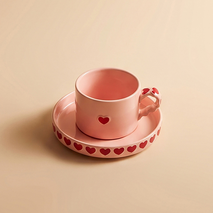 Karaca Sweetheart Çay Fincan Takımı Pembe 195 ml